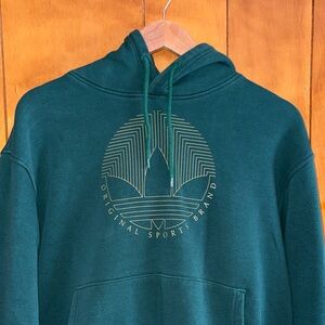 adidas Teal Hoodie with Logo